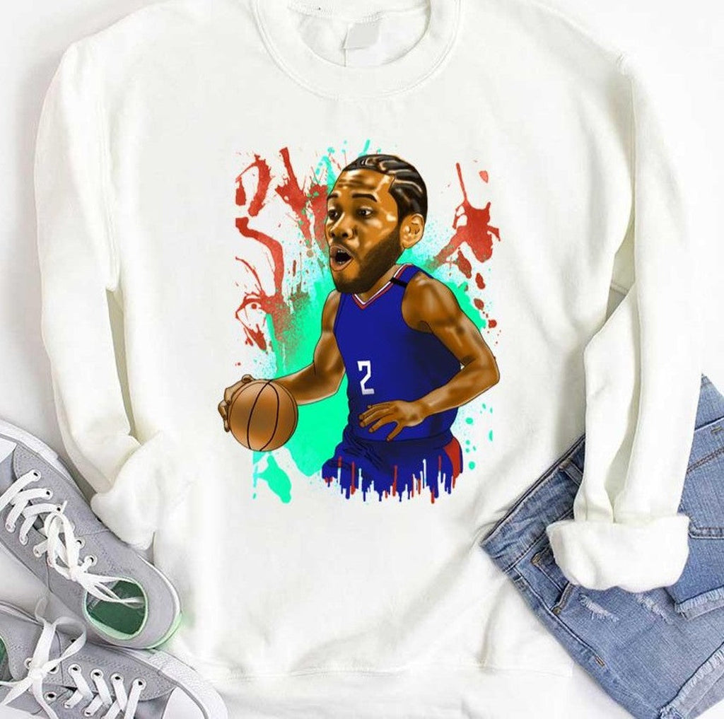 Basketball Player Chibi Fanart Kawhi Leonard Unisex T-Shirt