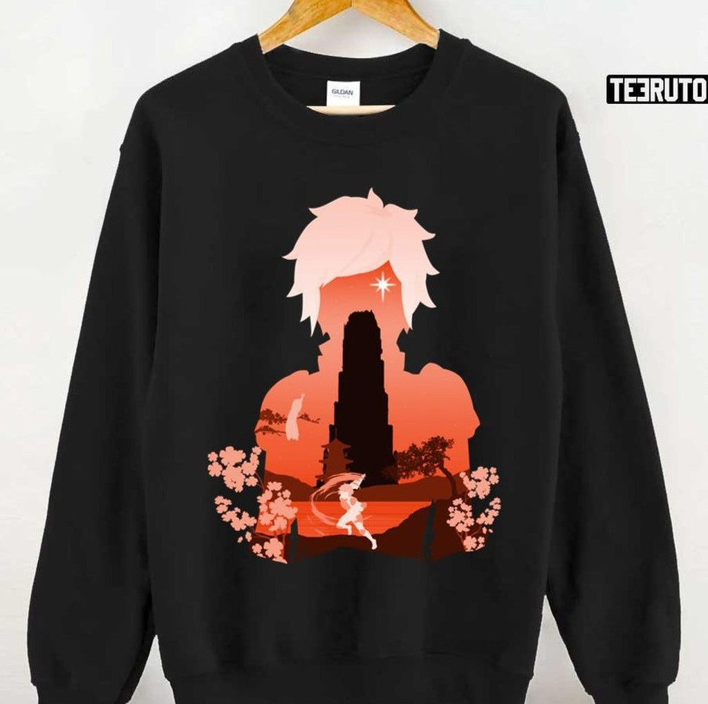 Silhouette Bell Cranel Damachi Anime Unisex T-shirt
