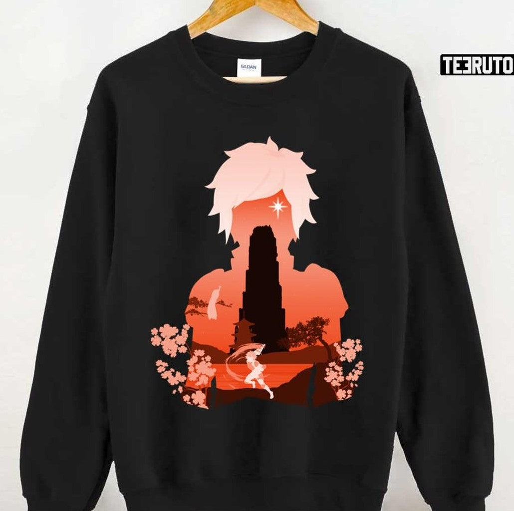 Silhouette Bell Cranel Damachi Anime Unisex T-shirt