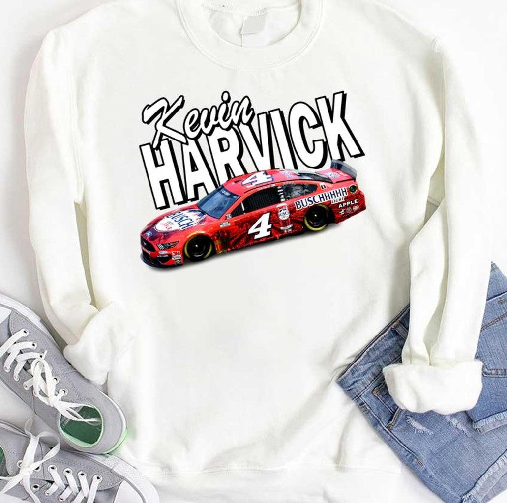 Number 4 Racing Buschhhh Kevin Harvick Unisex Hoodie