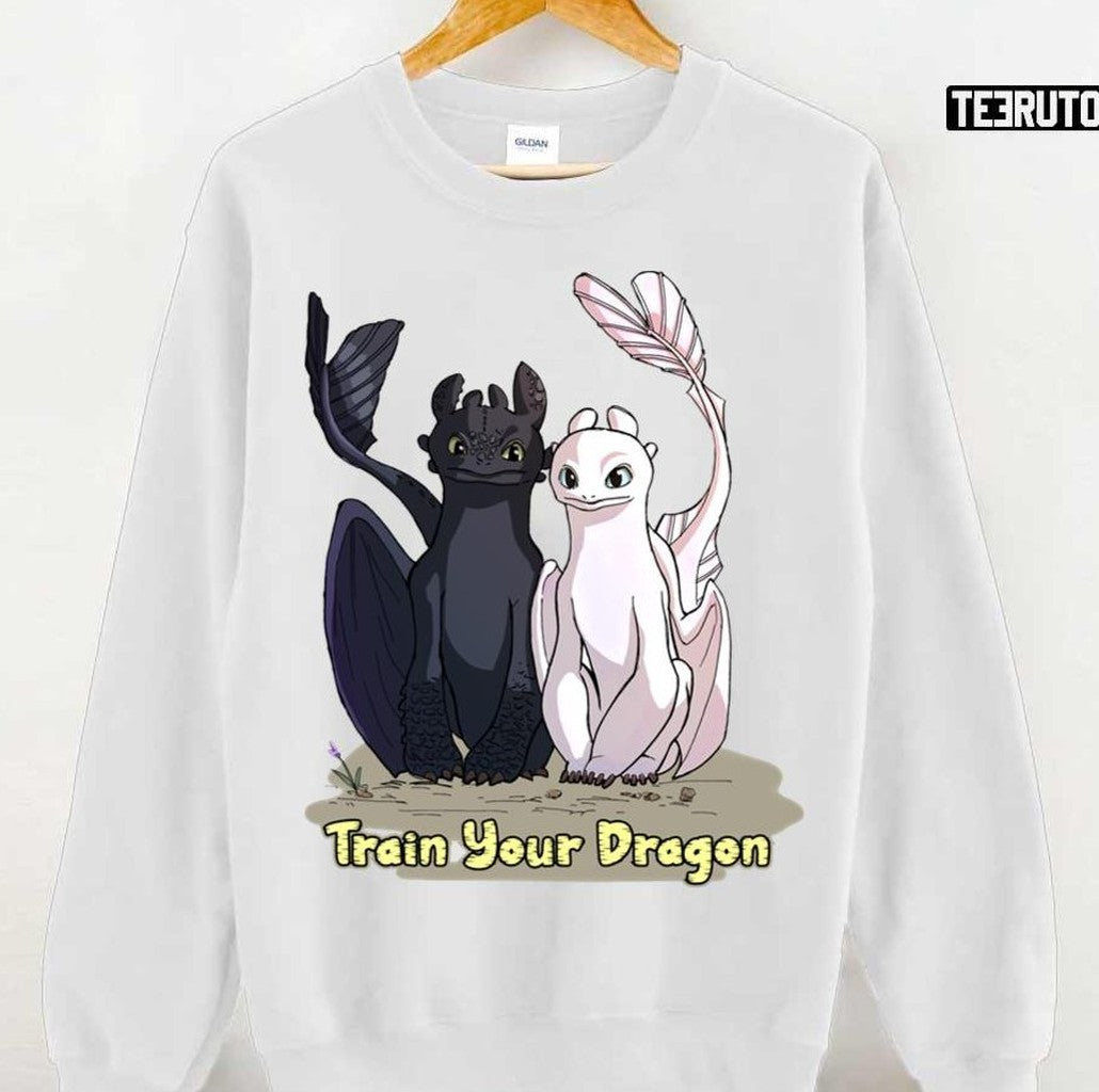 The Dragon Couple How To Train Your Dragon Unisex Sweatshirt