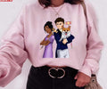 Anthony Bridgerton Kate Sheffield And Her Corgi Play Pall Mall Croquet Unisex Sweatshirt