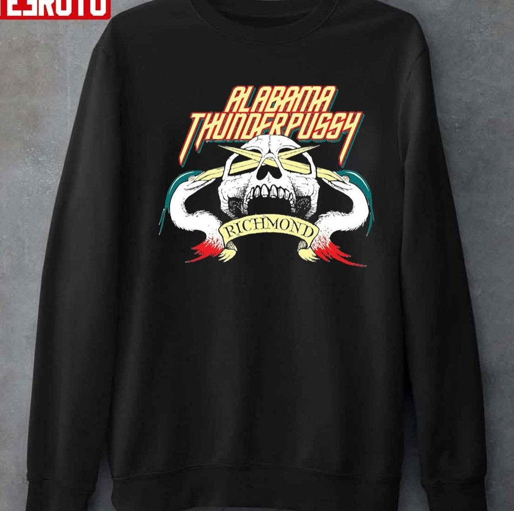 Skull Thunder Alabama Thunder Pussy Richmond Design Unisex T-shirt