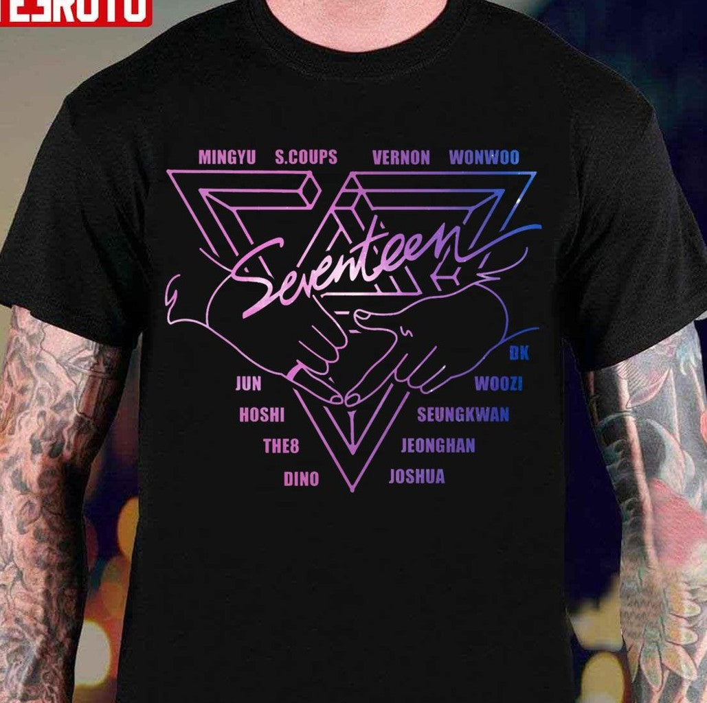 Neon Logo Seventeen Unisex T-Shirt