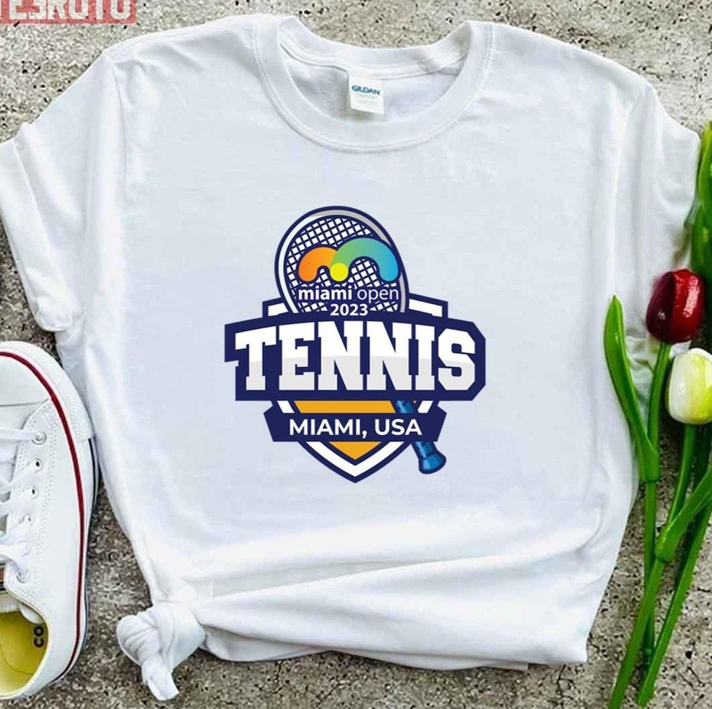 Tennis Miami Open 2023 Us Logo Unisex T-Shirt