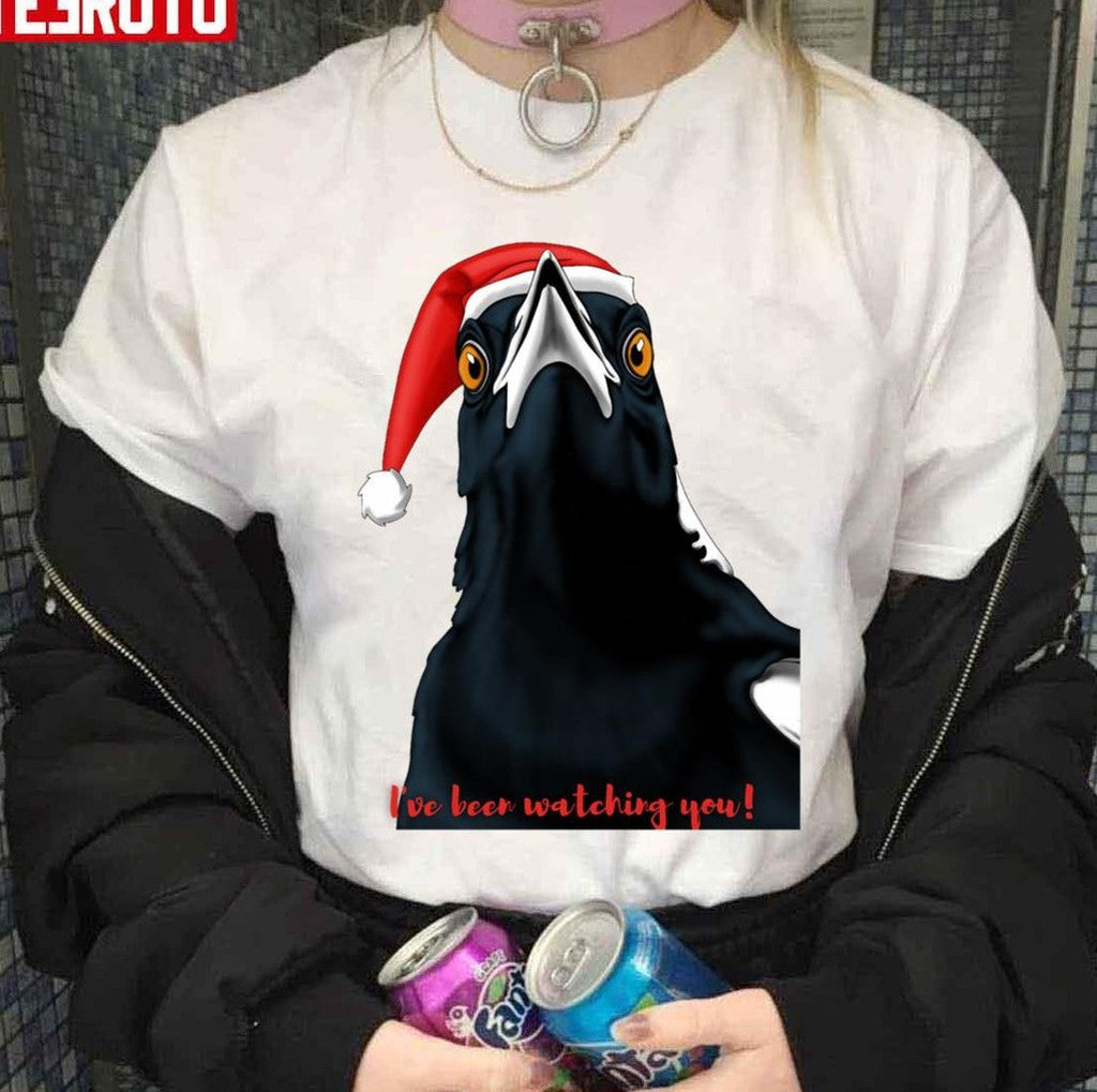 Australian Magpie Christmas Art Sweatshirt