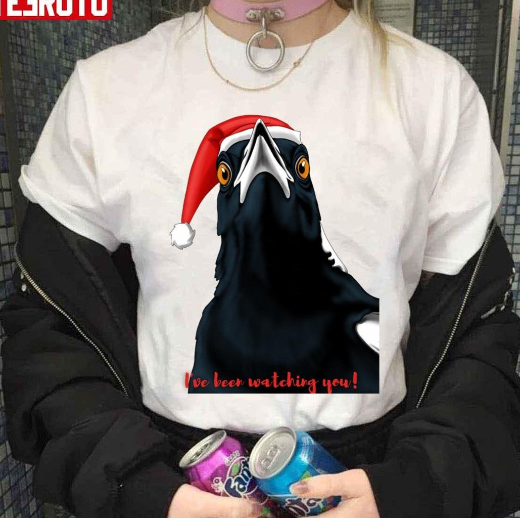 Australian Magpie Christmas Art Sweatshirt