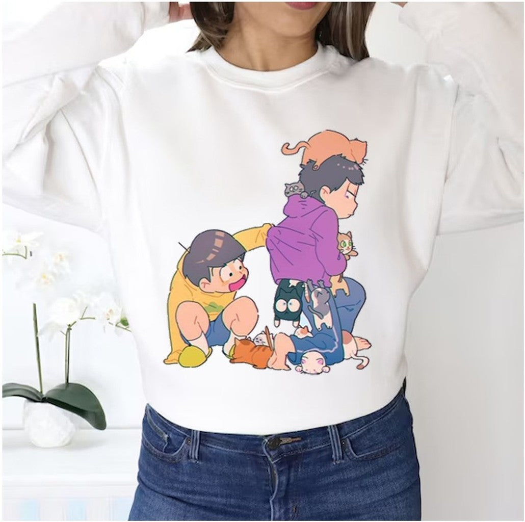 Anime Osomatsu-San And Their Cats Unisex Sweatshirt