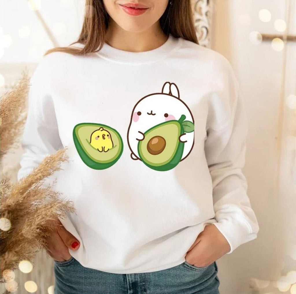 Avocado Design Molang &amp; Piu Piu Unisex Sweatshirt