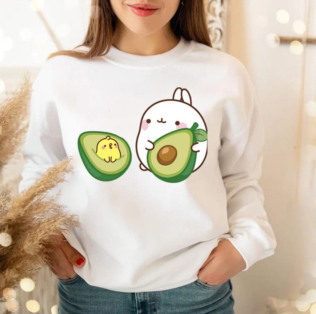Avocado Design Molang &amp; Piu Piu Unisex Sweatshirt