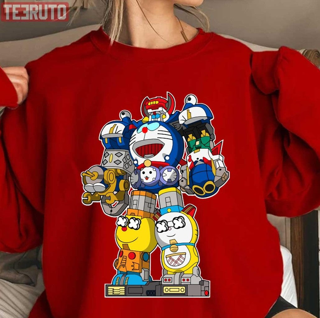 Robot Cat Doraemon Mech Unisex T-Shirt