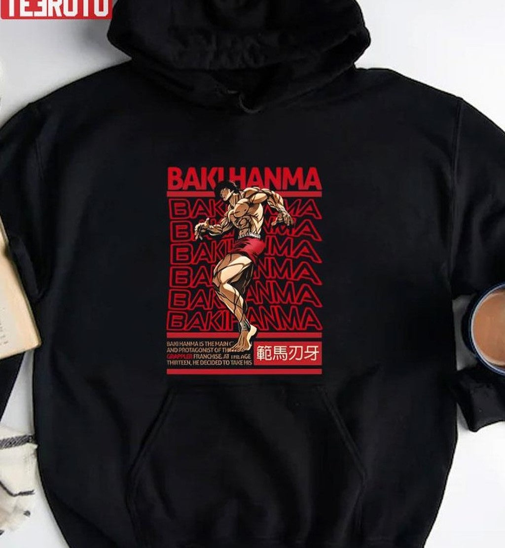 Anime Hanma Baki Brutalism Unisex T-Shirt