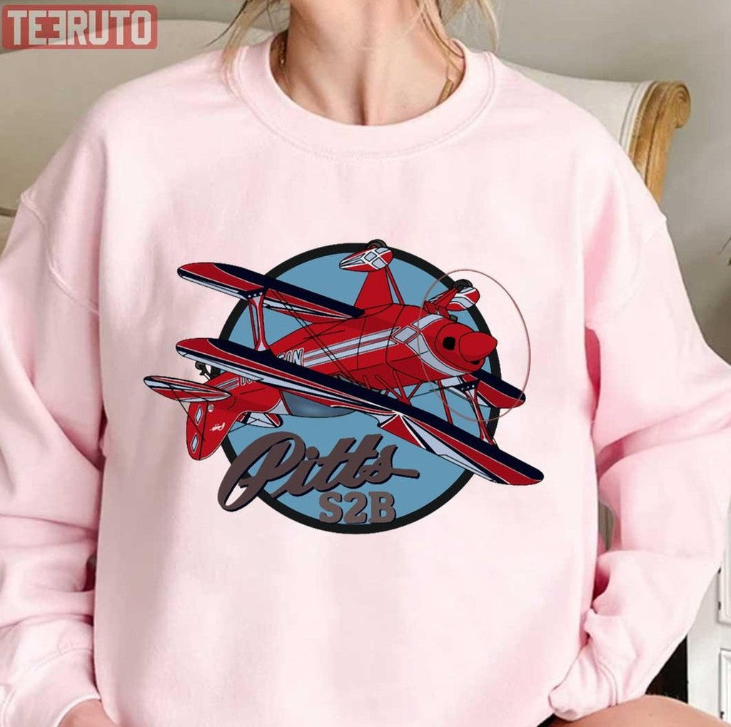 Pitts S2b Aerobatic Airplane Art Unisex Sweatshirt