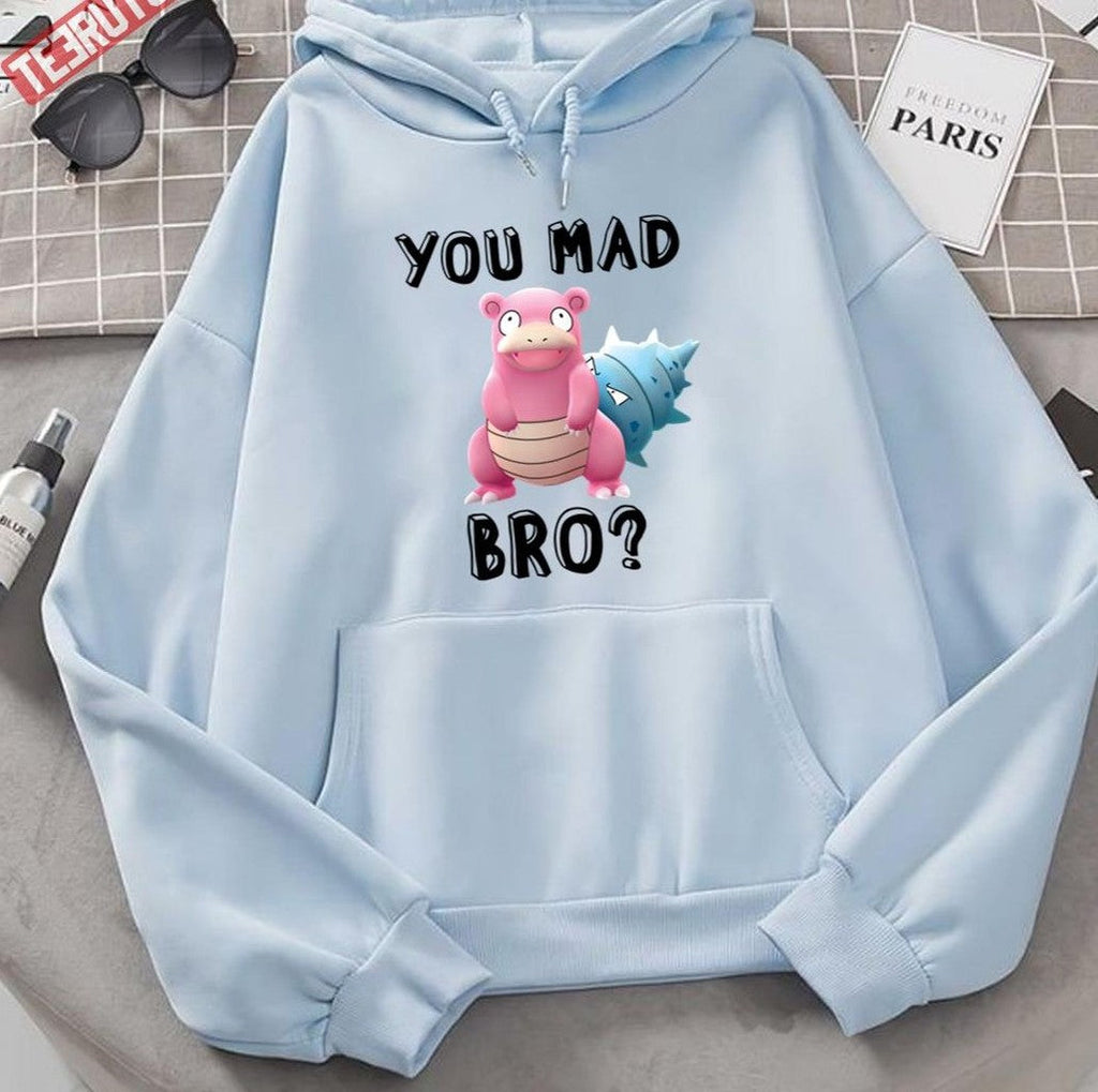 Slowbro You Mad Bro Cute Unisex Hoodie
