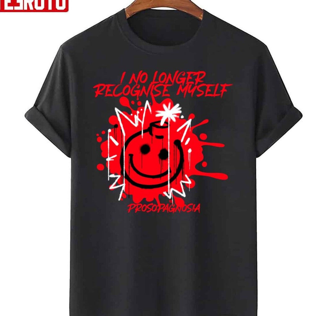 Prosopagnosia Grunge Don't Recognise Myself Design Unisex T-Shirt