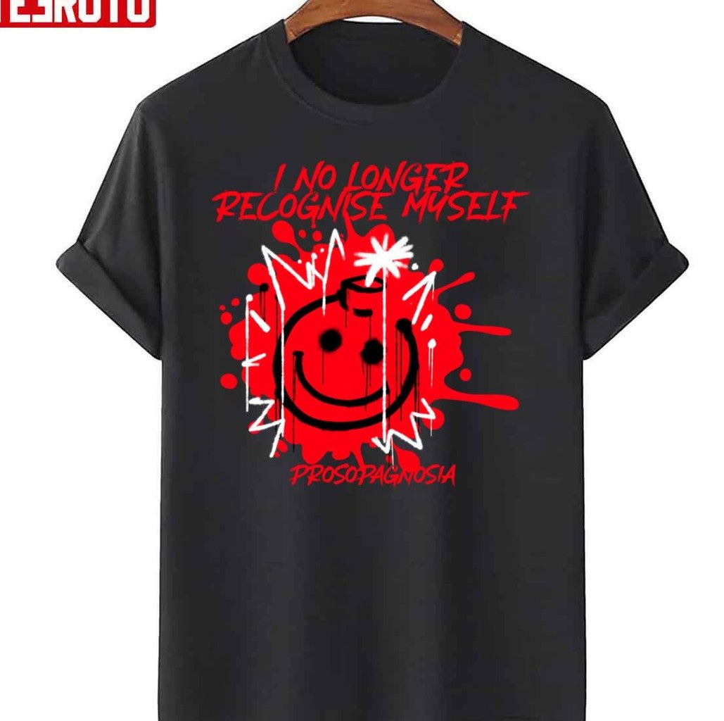 Prosopagnosia Grunge Don't Recognise Myself Design Unisex T-Shirt