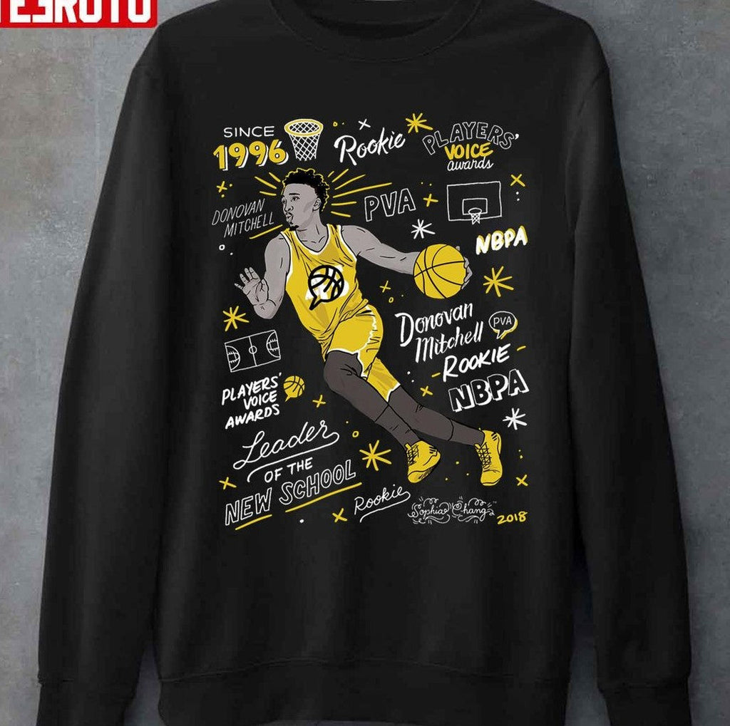 Award Donovan Mitchell The Nbpa Leader Of The New School Unisex T-Shirt