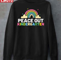 Peace Out Kindergarten Unisex Sweatshirt
