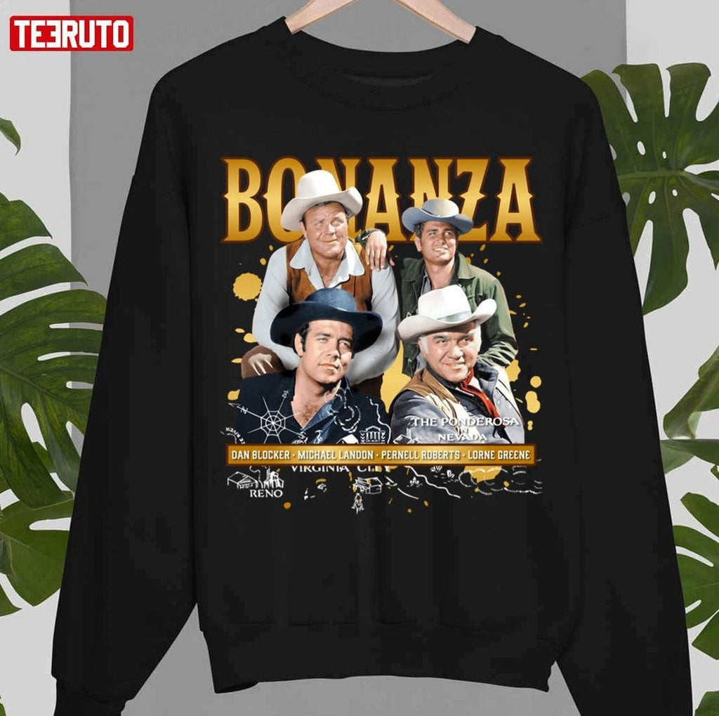 The Gun Slinging Adventures Of The Cartwright Clan Bonanza Unisex Sweatshirt