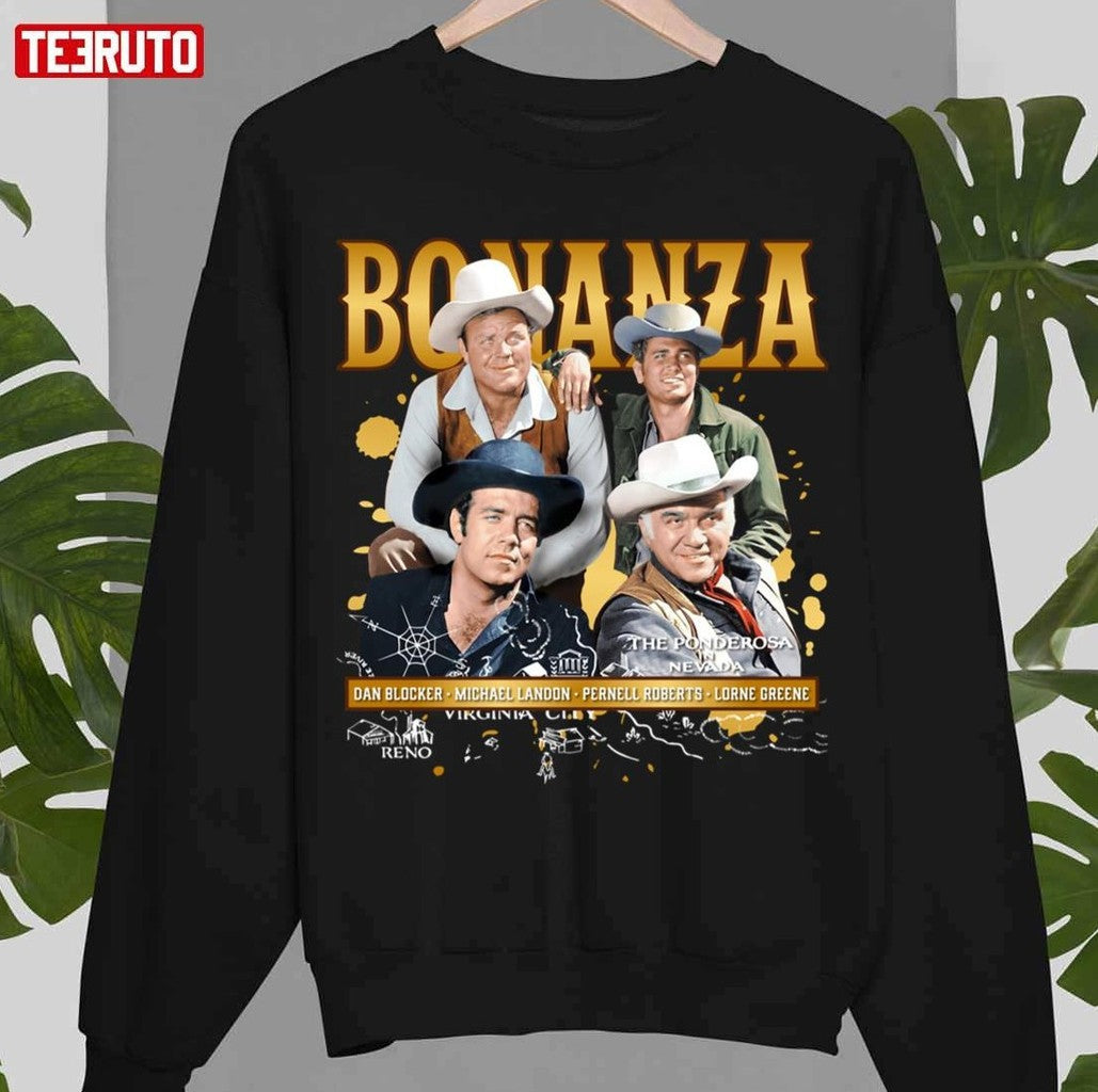 The Gun Slinging Adventures Of The Cartwright Clan Bonanza Unisex Sweatshirt
