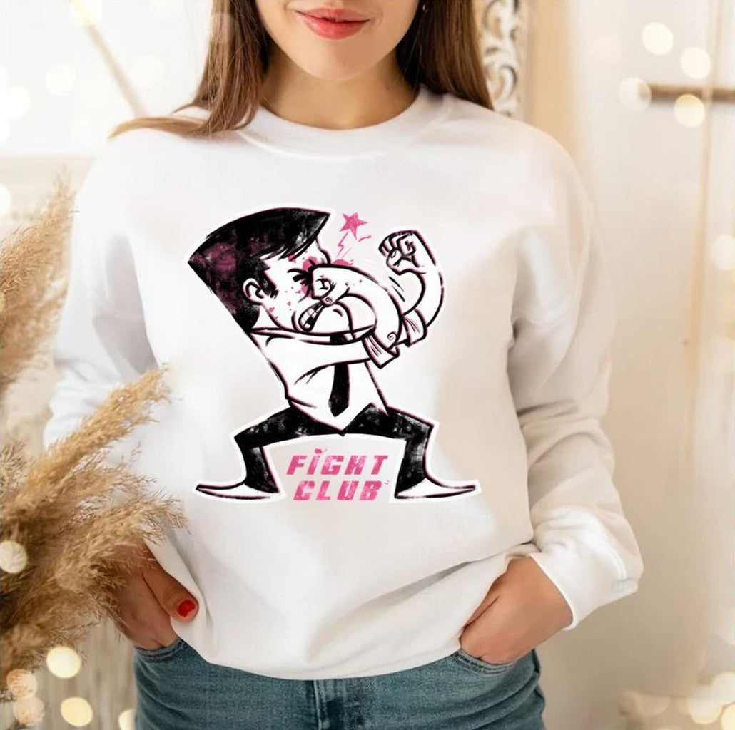 Punching Yourself Fight Club Movie Unisex Sweatshirt