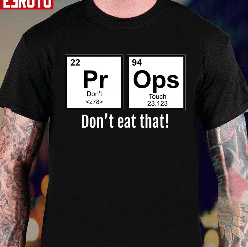 Props Periodic Table Unisex Sweatshirt