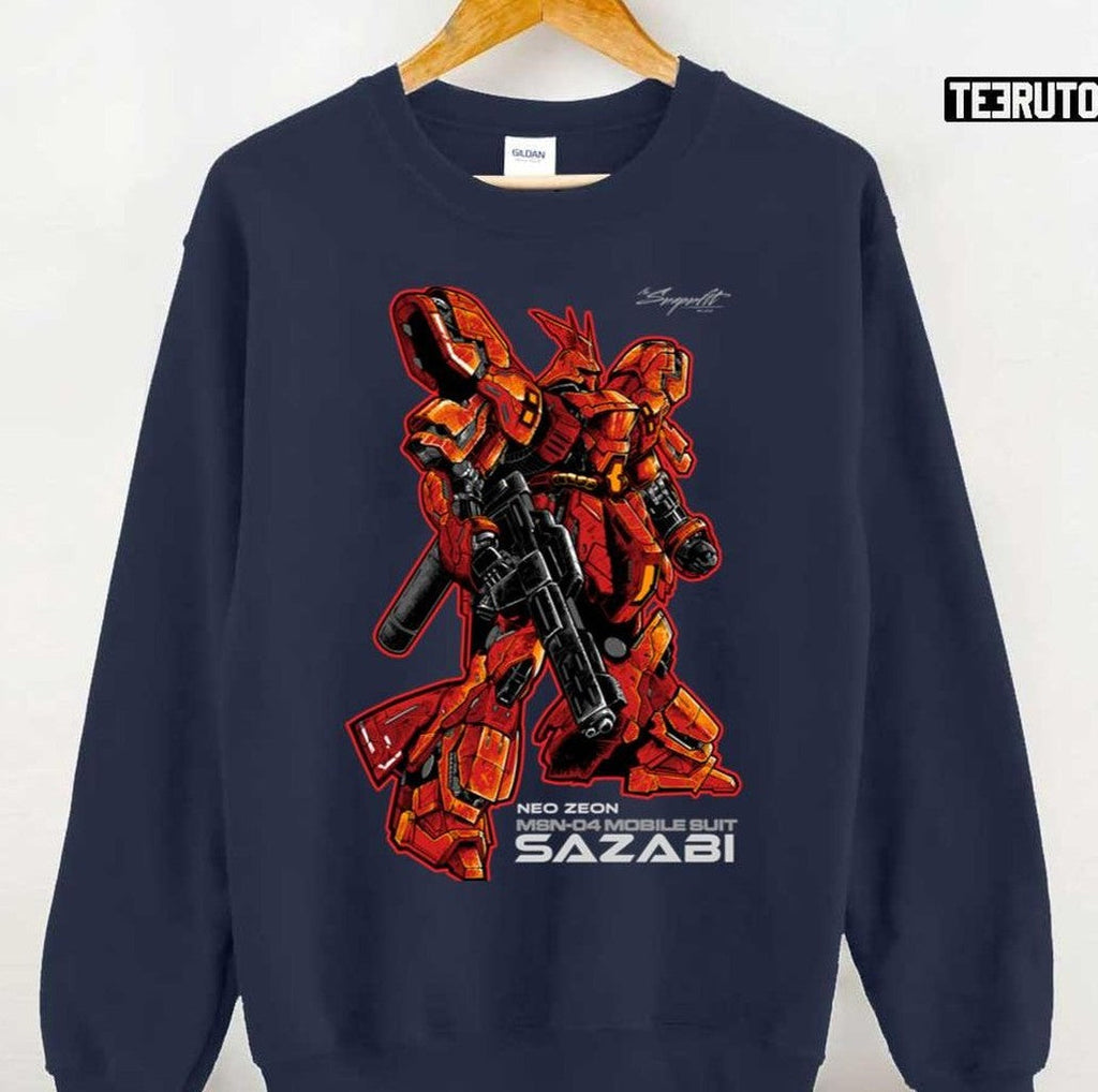 Sazabi In Mobile Suit Gundam Unisex Sweatshirt