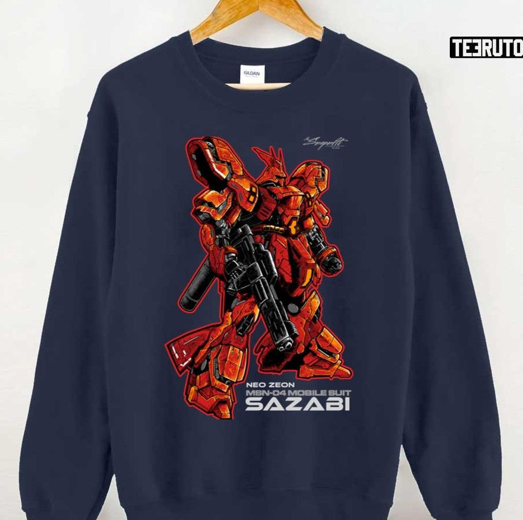 Sazabi In Mobile Suit Gundam Unisex Sweatshirt
