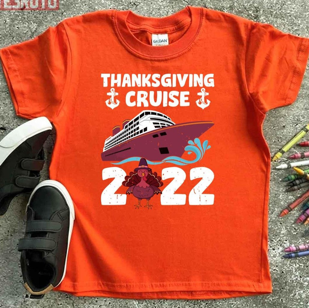 Thanksgiving Cruise 2022 Family Vacation T-Shirt
