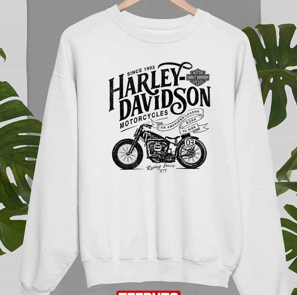 Since 1903 Harley Motorcycles Design David Unisex Sweatshirt