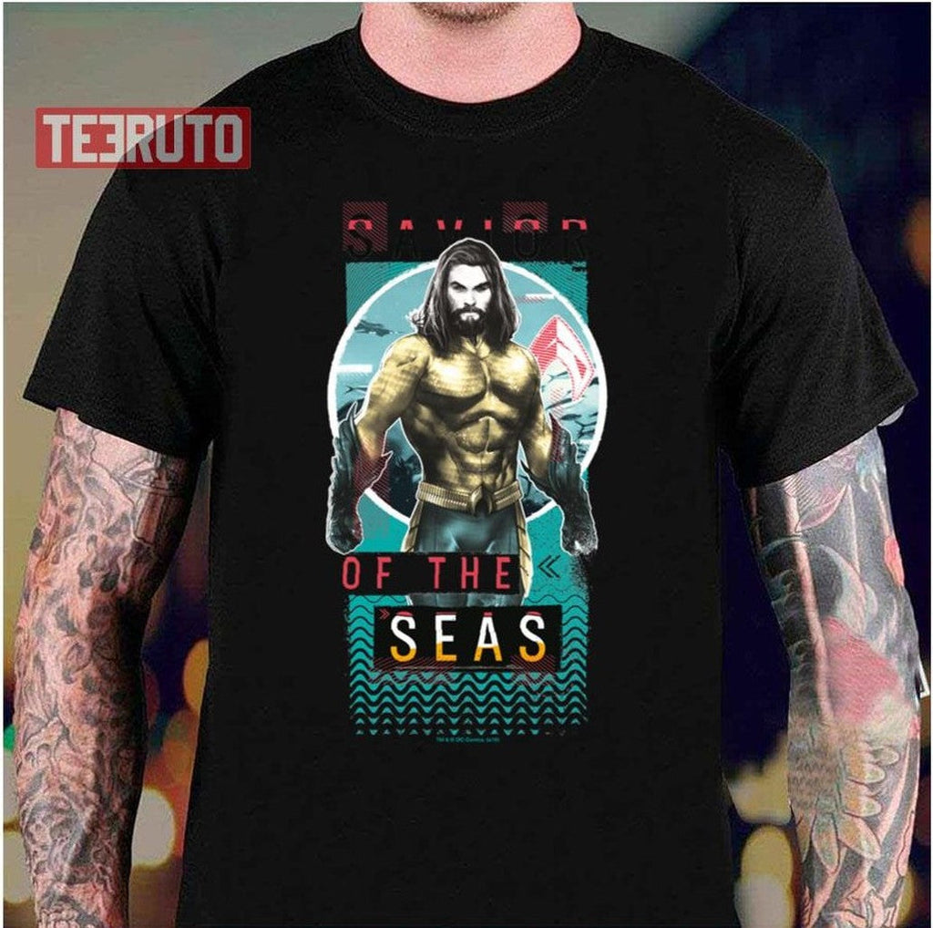 Savior Of The Seas Modernist Graphic Aquaman Unisex T-Shirt