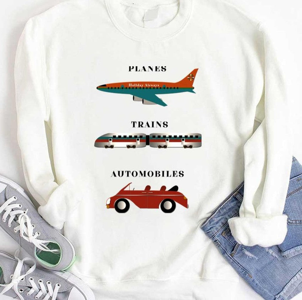 Planes Trains And Automobiles Design Unisex T-shirt