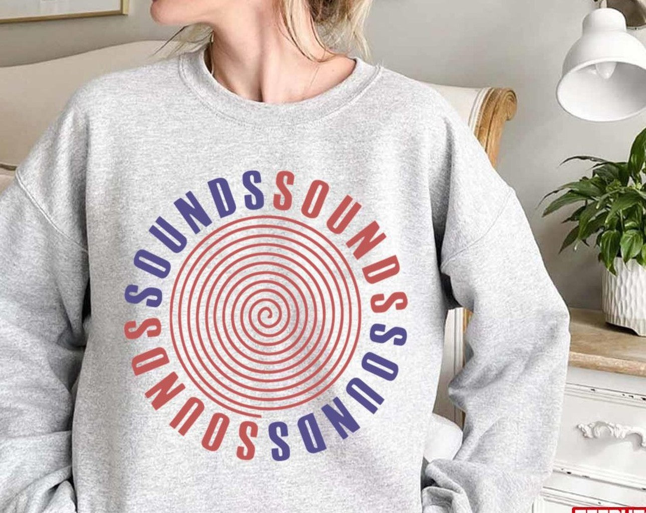 Sounds Cobain Round Logo Soundgardens Unisex Sweatshirt