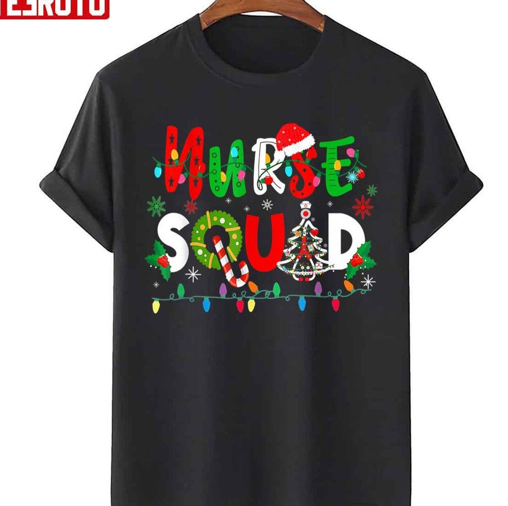 Nurse Squad Christmas Pajama Family Xmas Unisex Sweatshirt