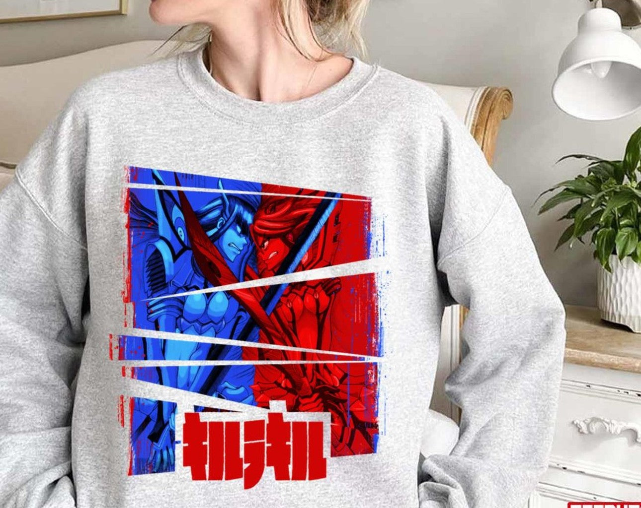 Satsuki Vs Ryuko Unisex Sweatshirt