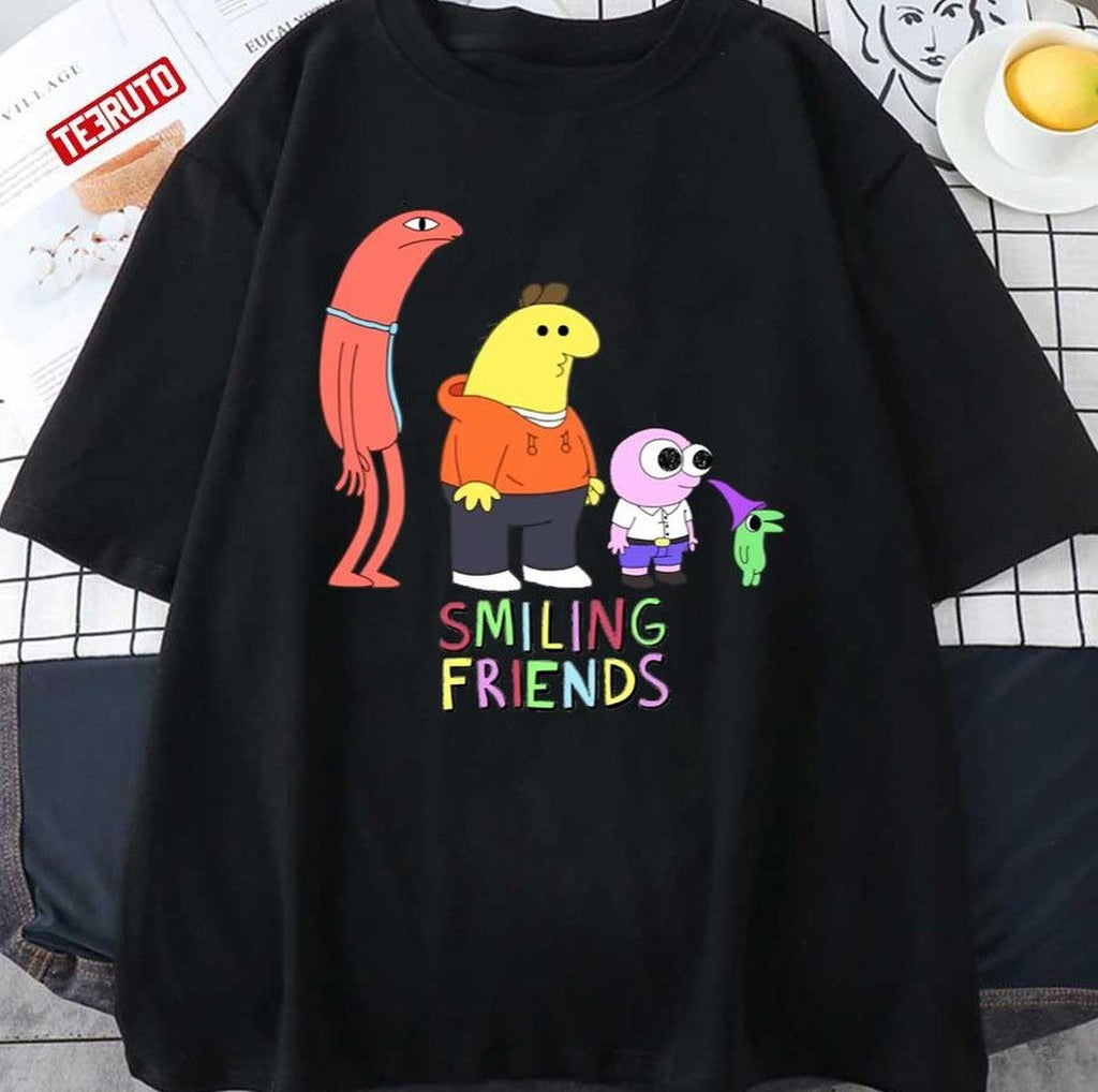 Smiling Friends All Smiling Friends Design Unisex T-shirt