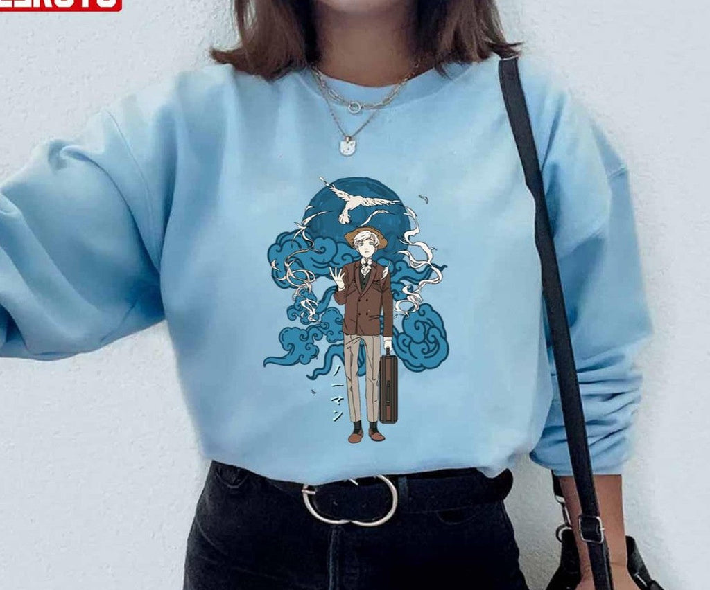 Norman Into 7214 Promised Neverland Japanese Style Art Unisex Hoodie