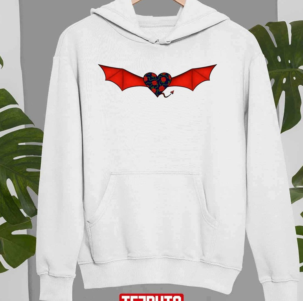 Snowbaz Heart With Wings Carry On Unisex Sweatshirt