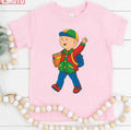 On His Way To School Caillou Unisex T-Shirt