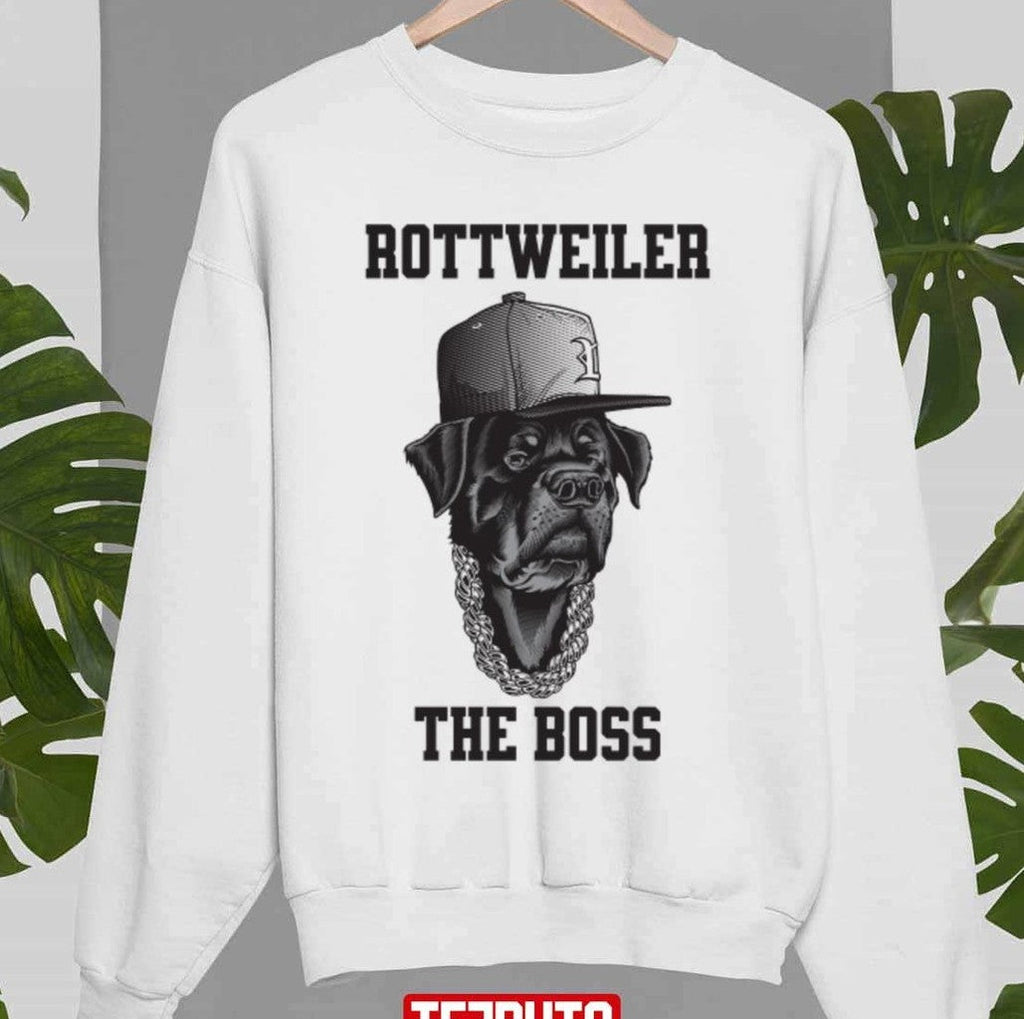 Rottweiler The Boss Dog Unisex Sweatshirt