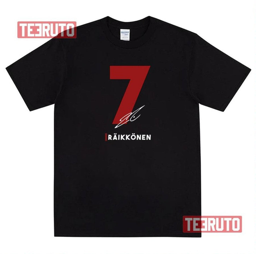 Signature Art Kimi Raikkonen Unisex T-Shirt