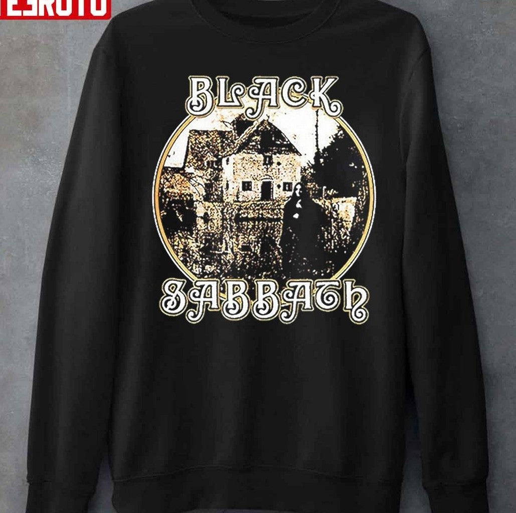 Scary Black Sabbach Retro Rock 70s Unisex T-Shirt