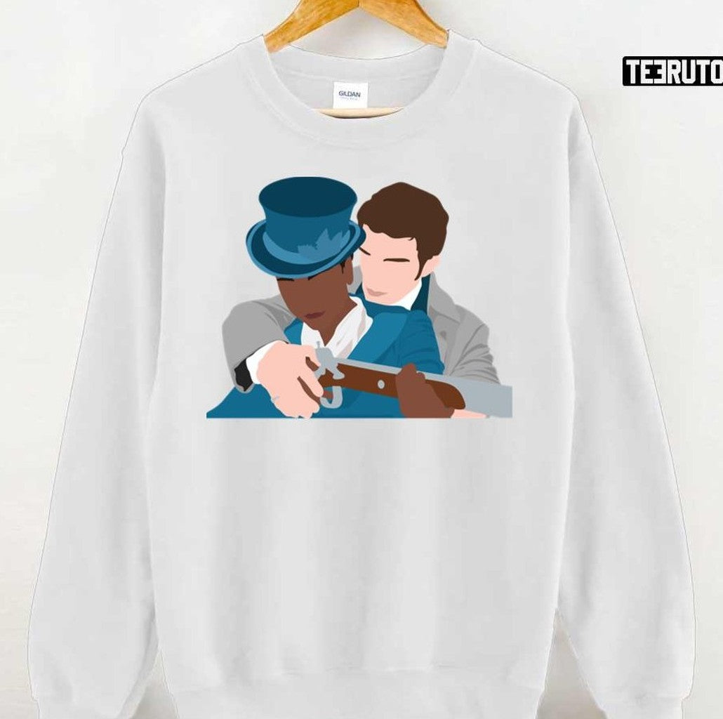 Anthony And Kate Holding Hunting Gun Bridgerton Series 2022 Unisex Sweatshirt