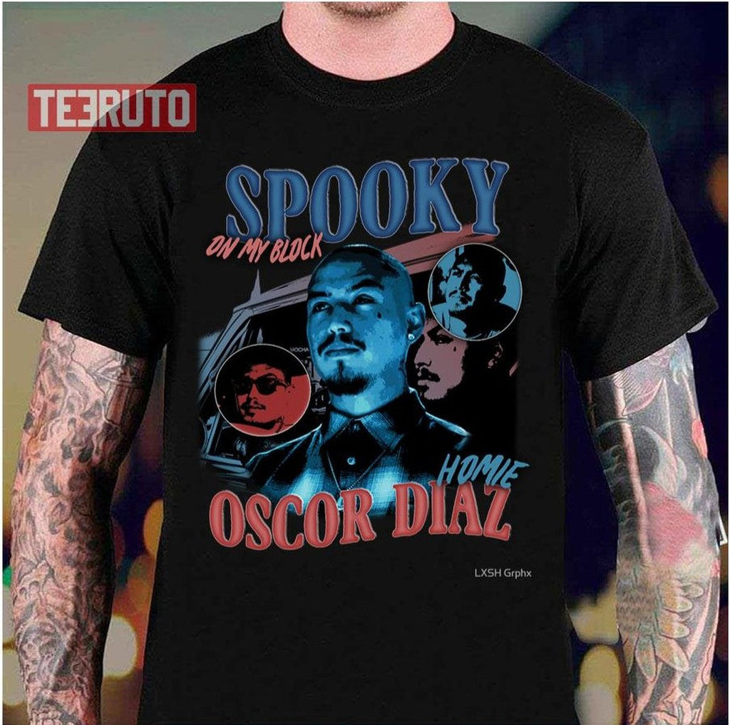 Oscar Diaz Spooky On My Block Unisex T-Shirt