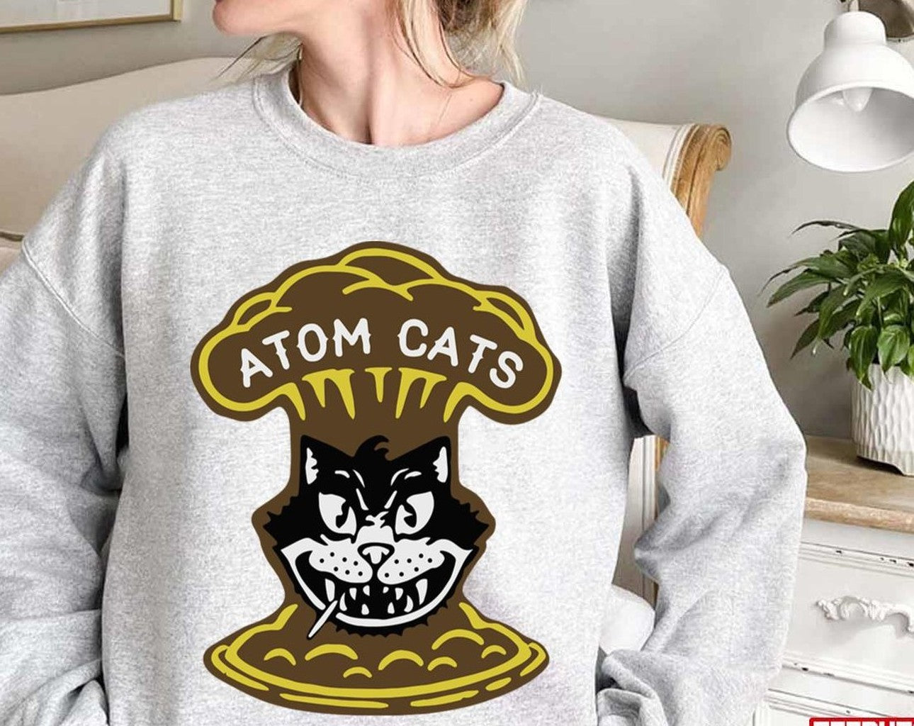 Atom Cats Emblem Fallout Game Unisex Sweatshirt