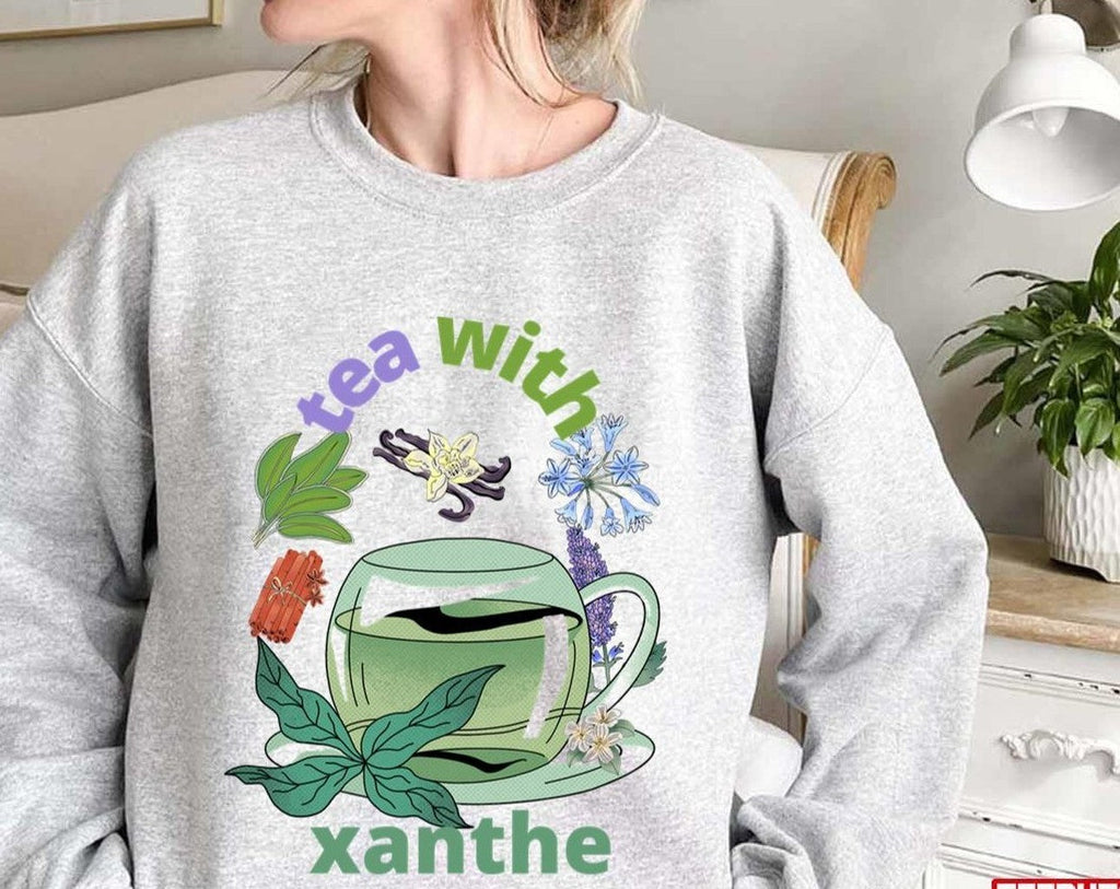 Tea With Xanthe Green Plants Unisex T-Shirt