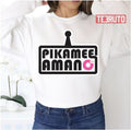 Pikamee Amano Hololive Voms Vtuber Logo Unisex Sweatshirt