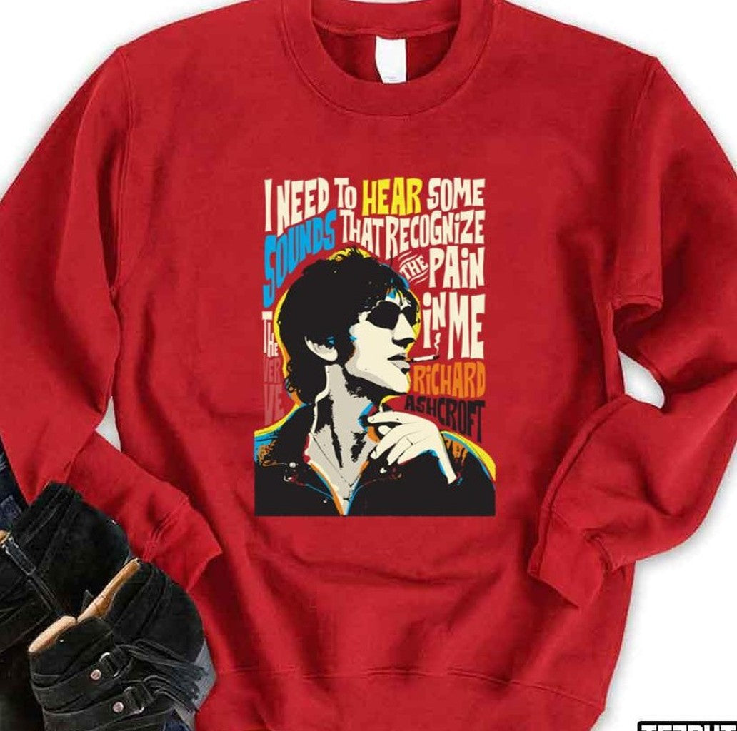 Richard Ashcroft The Verve Pop Art Quote Unisex T-Shirt