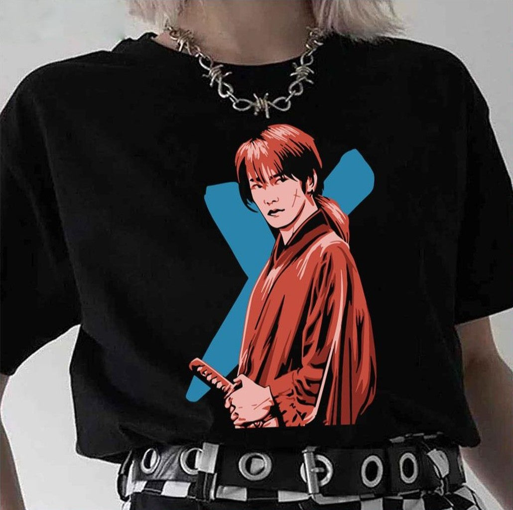 Rurouni Kenshin Retro Vintage Movie Art Unisex T-Shirt