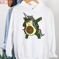 Avocado Cute Unicorn Dab Funny Guacamole Unisex Hoodie